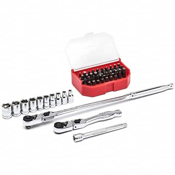 GearWrench - Screwdriver Bit Sets Type: Bit & Socket Set Drive Size: 1/4 (Inch) - Exact Industrial Supply