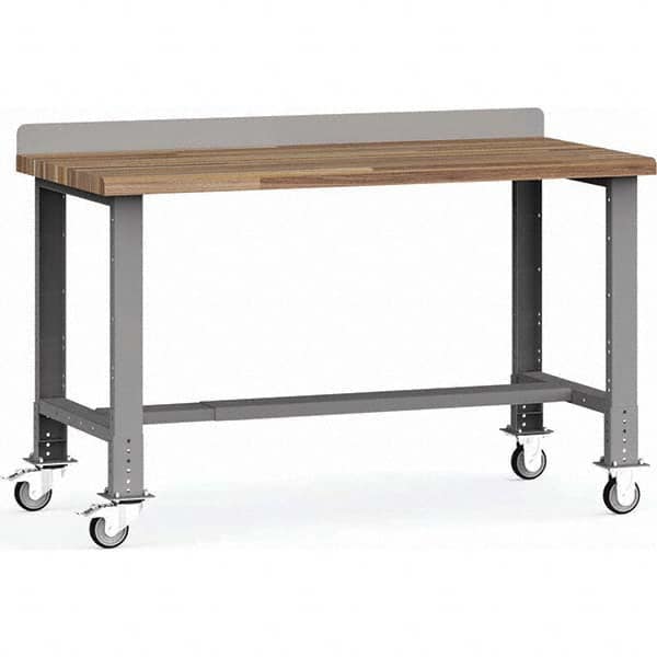 Rousseau Metal - Mobile Work Benches Type: Mobile Workbench Length: 60 (Inch) - Exact Industrial Supply