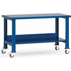 Rousseau Metal - Mobile Work Benches Type: Mobile Workbench Length: 60 (Inch) - Exact Industrial Supply