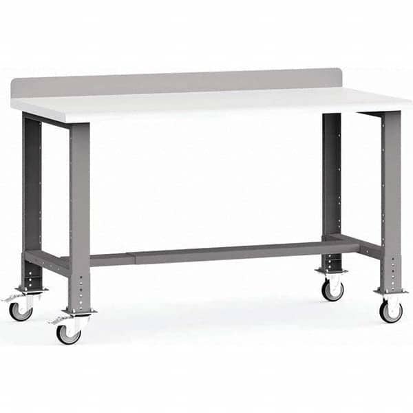 Rousseau Metal - Mobile Work Benches Type: Mobile Workbench Length: 60 (Inch) - Exact Industrial Supply