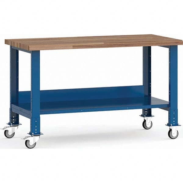Rousseau Metal - Mobile Work Benches Type: Mobile Workbench Length: 60 (Inch) - Exact Industrial Supply