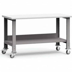 Rousseau Metal - Mobile Work Benches Type: Mobile Workbench Length: 60 (Inch) - Exact Industrial Supply