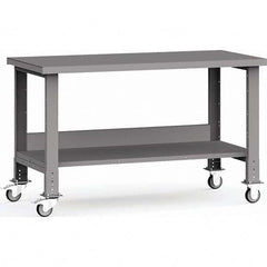 Rousseau Metal - Mobile Work Benches Type: Mobile Workbench Length: 60 (Inch) - Exact Industrial Supply