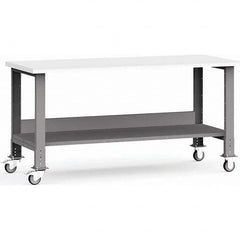 Rousseau Metal - Mobile Work Benches Type: Mobile Workbench Length: 72 (Inch) - Exact Industrial Supply