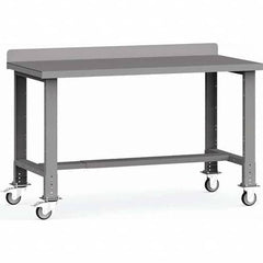Rousseau Metal - Mobile Work Benches Type: Mobile Workbench Length: 60 (Inch) - Exact Industrial Supply