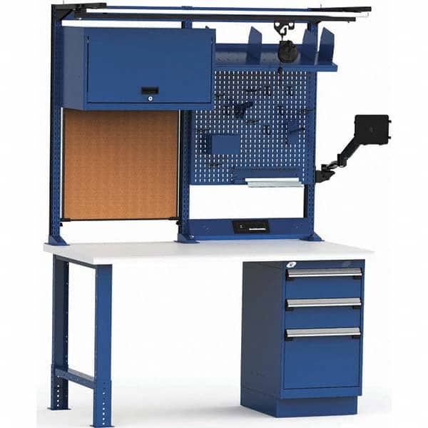 Rousseau Metal - Stationary Workstations Type: Work Center Load Capacity (Lb.): 775 - Exact Industrial Supply