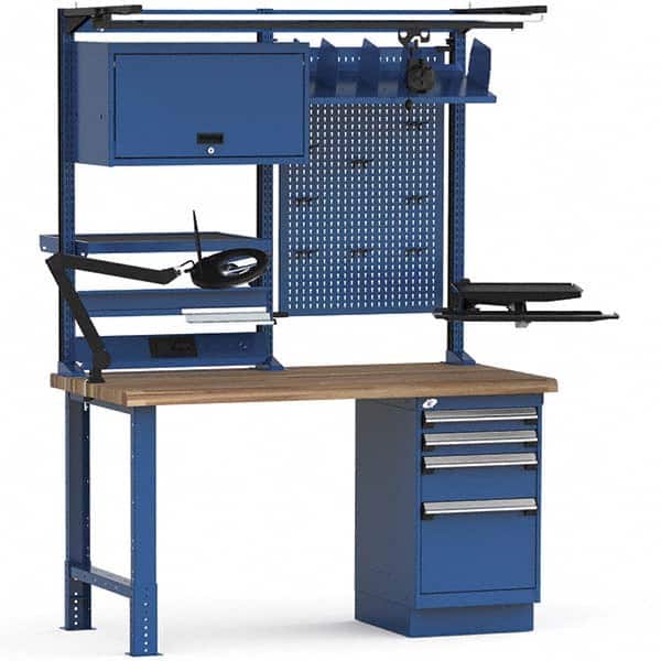 Rousseau Metal - Stationary Workstations Type: Work Center Load Capacity (Lb.): 2750 - Exact Industrial Supply
