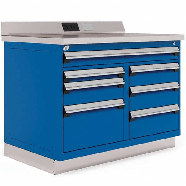 Rousseau Metal - Stationary Workstations Type: Work Center Load Capacity (Lb.): 2000 - Exact Industrial Supply