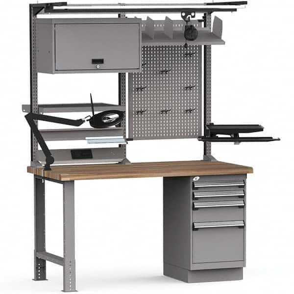 Rousseau Metal - Stationary Workstations Type: Work Center Load Capacity (Lb.): 2750 - Exact Industrial Supply