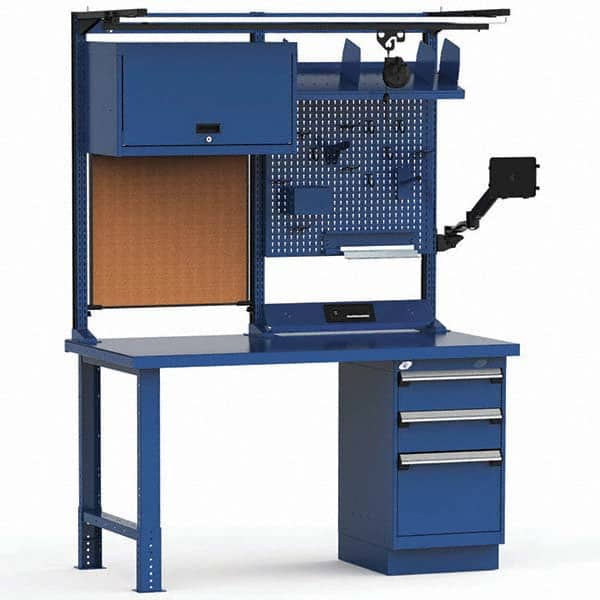 Rousseau Metal - Stationary Workstations Type: Work Center Load Capacity (Lb.): 1100 - Exact Industrial Supply