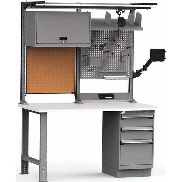 Rousseau Metal - Stationary Workstations Type: Work Center Load Capacity (Lb.): 775 - Exact Industrial Supply