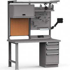 Rousseau Metal - Stationary Workstations Type: Work Center Load Capacity (Lb.): 1100 - Exact Industrial Supply