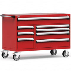 Rousseau Metal - Tool Roller Cabinets Drawers Range: 5 - 10 Drawers Width Range: 48" and Wider - Exact Industrial Supply