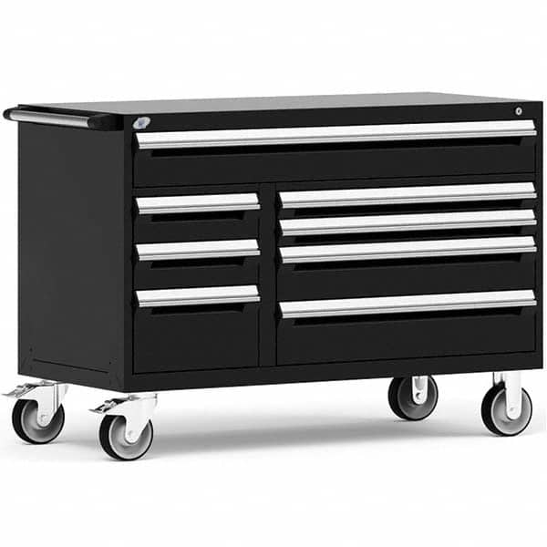 Rousseau Metal - Tool Roller Cabinets Drawers Range: 5 - 10 Drawers Width Range: 48" and Wider - Exact Industrial Supply