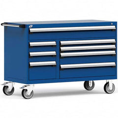 Rousseau Metal - Tool Roller Cabinets Drawers Range: 5 - 10 Drawers Width Range: 48" and Wider - Exact Industrial Supply