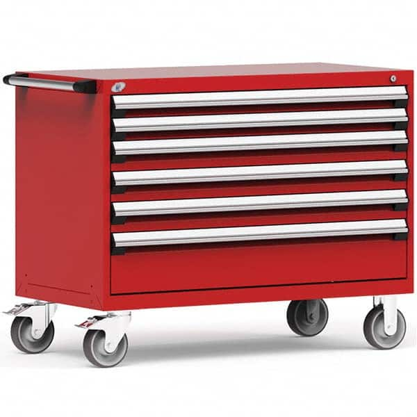 Rousseau Metal - Tool Roller Cabinets Drawers Range: 5 - 10 Drawers Width Range: 48" and Wider - Exact Industrial Supply