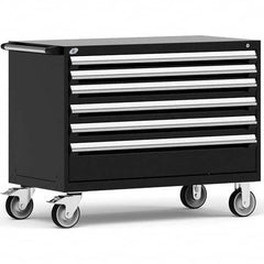 Rousseau Metal - Tool Roller Cabinets Drawers Range: 5 - 10 Drawers Width Range: 48" and Wider - Exact Industrial Supply