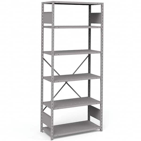 Rousseau Metal - Steel Shelving Type: Shelving Starter or Add-On: Starter - Exact Industrial Supply