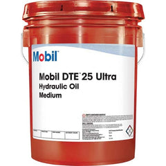 Mobil - 5 Gal Pail Mineral Hydraulic Oil - Exact Industrial Supply