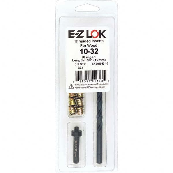 E-Z LOK - Thread Repair Kits Insert Thread Size (Inch): #10-32 Includes Drill: Yes - Exact Industrial Supply