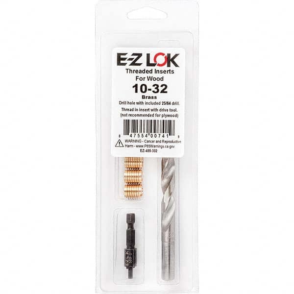 E-Z LOK - Thread Repair Kits Insert Thread Size (Inch): #10-32 Includes Drill: Yes - Exact Industrial Supply