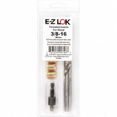 E-Z LOK - Thread Repair Kits Insert Thread Size (Inch): 3/8-16 Includes Drill: Yes - Exact Industrial Supply