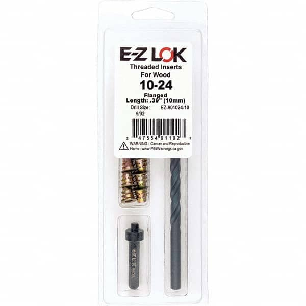 E-Z LOK - Thread Repair Kits Insert Thread Size (Inch): #10-24 Includes Drill: Yes - Exact Industrial Supply