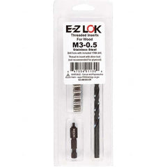 E-Z LOK - Thread Repair Kits Insert Thread Size (mm): M3x0.50 Includes Drill: Yes - Exact Industrial Supply