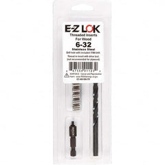 E-Z LOK - Thread Repair Kits Insert Thread Size (Inch): #6-32 Includes Drill: Yes - Exact Industrial Supply