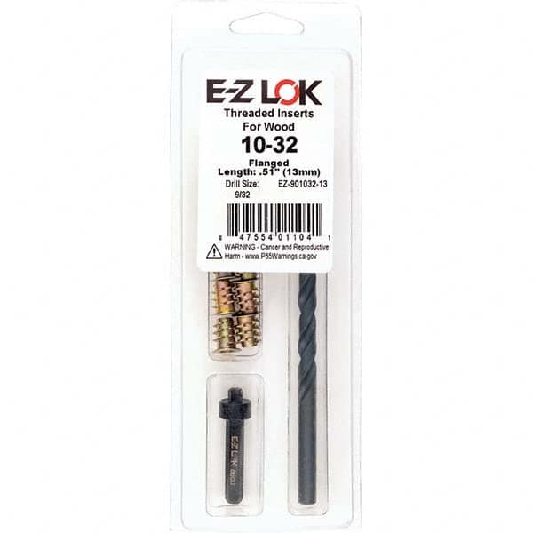 E-Z LOK - Thread Repair Kits Insert Thread Size (Inch): #10-32 Includes Drill: Yes - Exact Industrial Supply