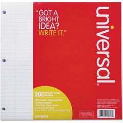 UNIVERSAL - Note Pads, Writing Pads & Notebooks Writing Pads & Notebook Type: Filler Paper Size: 8 x 10-1/2 - Exact Industrial Supply