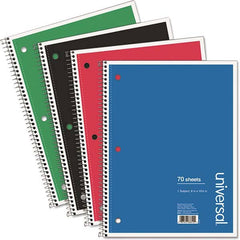 Notebook: 70 Sheets, College Ruled Multicolor Cover