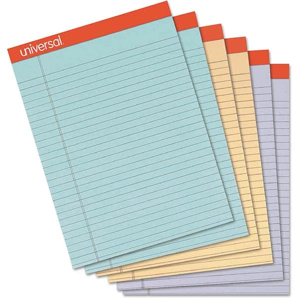 UNIVERSAL - Note Pads, Writing Pads & Notebooks Writing Pads & Notebook Type: Writing Pad Size: 8-1/2 x 11-3/4 - Exact Industrial Supply