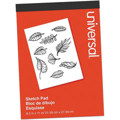UNIVERSAL - Note Pads, Writing Pads & Notebooks Writing Pads & Notebook Type: Scratch Pad Size: 8-1/2 x 11 - Exact Industrial Supply