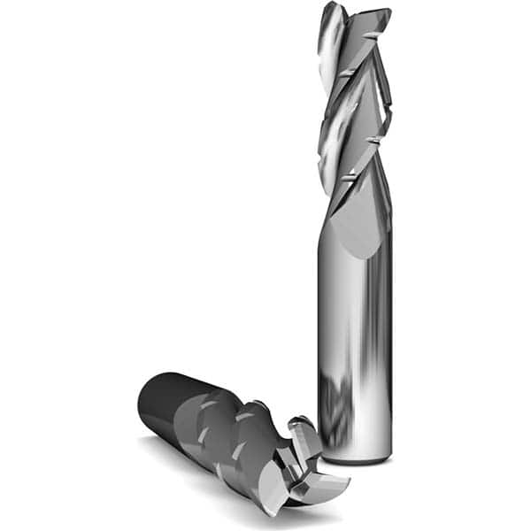 GWS - Square End Mills Mill Diameter (Inch): 0.5 Mill Diameter (Decimal Inch): 0.5000 - Exact Industrial Supply