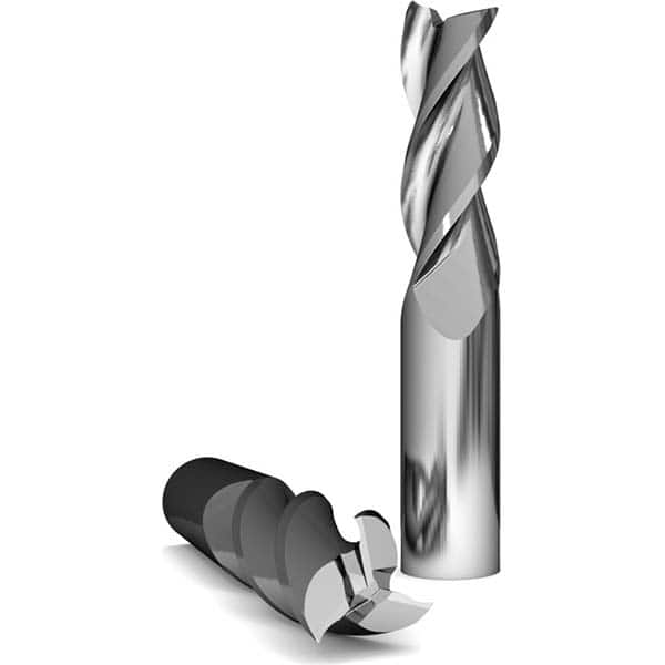 GWS - Square End Mills Mill Diameter (Inch): 0.625 Mill Diameter (Decimal Inch): 0.6250 - Exact Industrial Supply