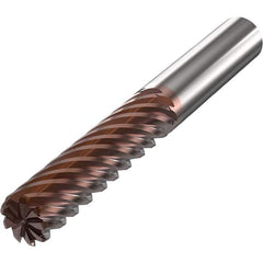 Seco - 25mm Diam 9 Flute Solid Carbide 3mm Corner Radius End Mill - Exact Industrial Supply