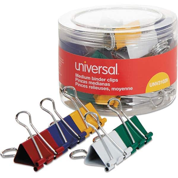 UNIVERSAL - Binder Clips Width (Inch): 1.25 Binder Type: Binder Clip - Exact Industrial Supply