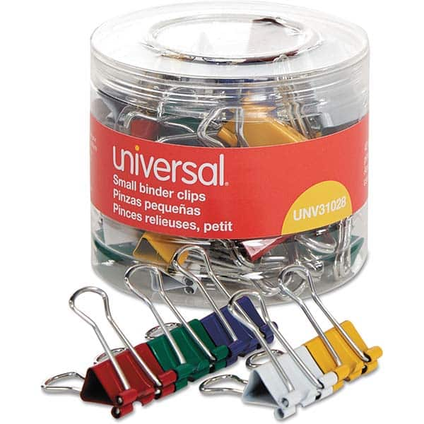 UNIVERSAL - Binder Clips Width (Inch): 0.75 Binder Type: Binder Clip - Exact Industrial Supply