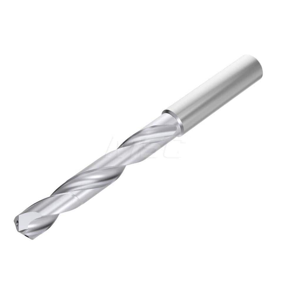Jobber Length Drill Bit: 0.406″ Dia, 140 °, Solid Carbide TiAlN Finish, Right Hand Cut, Spiral Flute, Straight-Cylindrical Shank, Series SD205