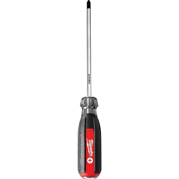 Milwaukee Tool - Phillips Screwdrivers Tool Type: Phillips Screwdriver Handle Style/Material: Rubberized Cushion Grip - Exact Industrial Supply