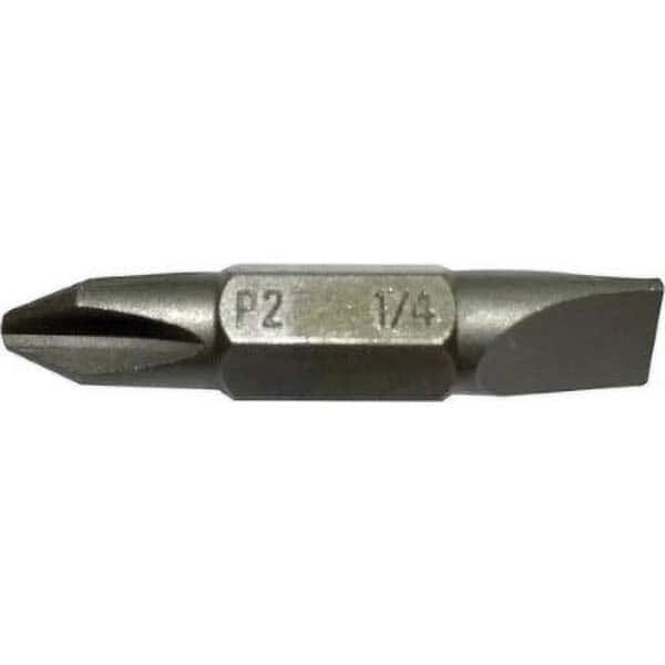 Milwaukee Tool - Phillips Screwdriver Bits Type: Replacement Bit Point Size: #2 - Exact Industrial Supply