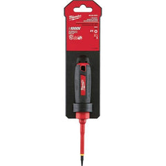 Milwaukee Tool - Precision & Specialty Screwdrivers Type: Screwdriver Overall Length Range: 7" - 9.9" - Exact Industrial Supply