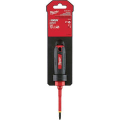 Milwaukee Tool - Precision & Specialty Screwdrivers Type: Screwdriver Overall Length Range: 7" - 9.9" - Exact Industrial Supply