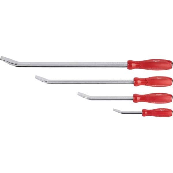 Milwaukee Tool - Pry Bar Sets Type: Pry Bar Set Number of Pieces: 4.000 - Exact Industrial Supply