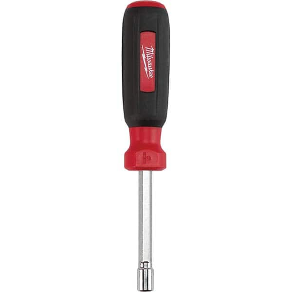 Milwaukee Tool - Nutdrivers; Tool Type: Nutdriver ; System of Measurement: Metric ; Handle Type: Comfort Hand Grip ; Shaft Type: Hollow ; Size (mm): 6.0000 ; Overall Length (Inch): 7 - Exact Industrial Supply