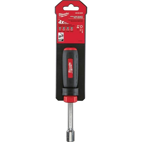 Nutdrivers; System of Measurement: Inch; Handle Type: Comfort Hand Grip; Shaft Type: Hollow; Size (Inch): 7/16; Overall Length (Inch): 7; Warranty: Mfr's Limited Lifetime Warranty; Features: Universal Driver Heads Fit More Fasteners Including: Square, Hex