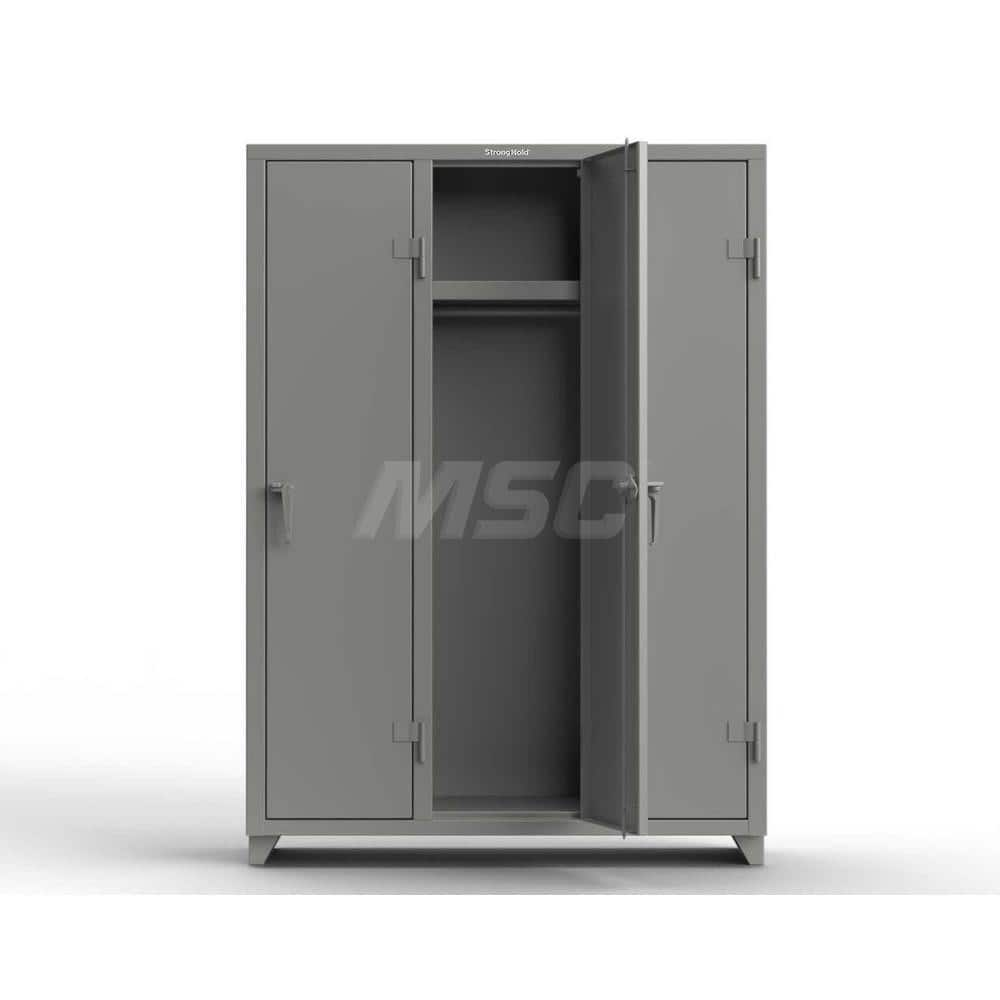 Locker: 54″ Wide, 18″ Deep, 75″ High Dusty Gray, 14-Gauge Steel