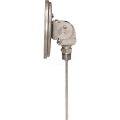 Bimetal & Dial Thermometers; Type: Bi-Metal Thermometer; Mount: Adjustable Angle; Stem Length (Inch): 2-1/2; Dial Diameter: 5; Minimum Temperature (F): 50.000; Minimum Temperature (C): 10.00; Maximum Temperature (F): 300.000; Maximum Temperature (C): 150.