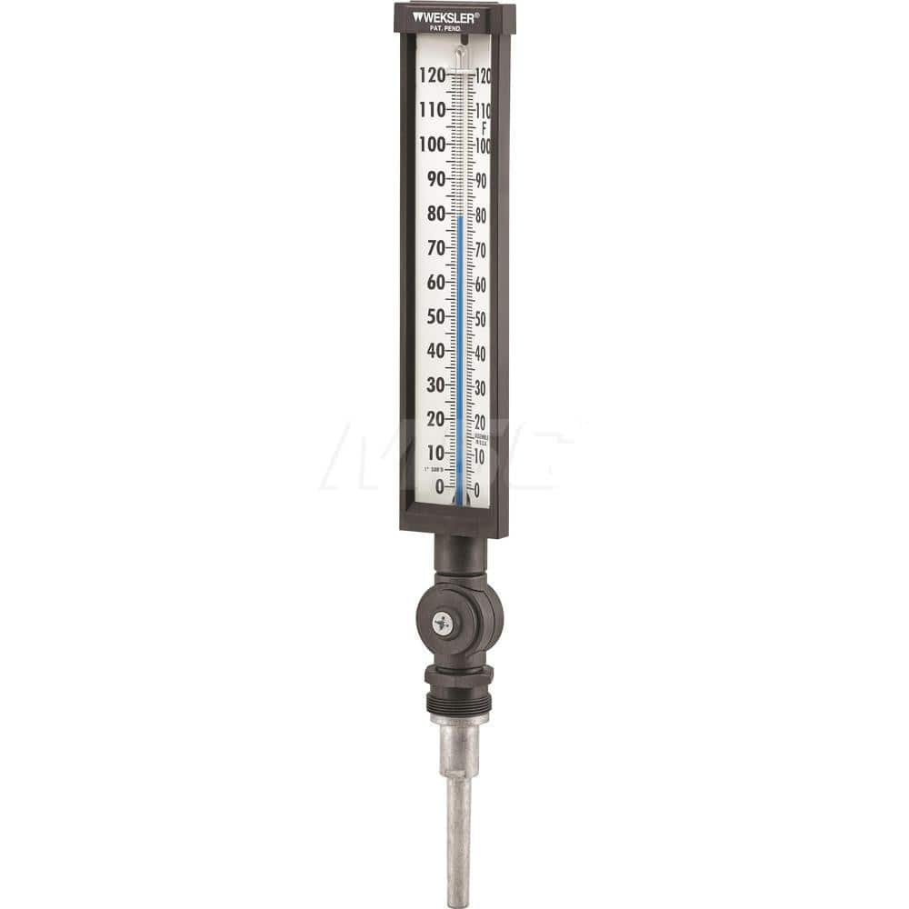 Glass Thermometers; Type: Column Thermometer; Immersion Length (mm): 3.5000; Stem Length (Inch): 3-1/2; Minimum Temperature (C): -17.00; Minimum Temperature (F): 0.000; Maximum Temperature (C): 49; Maximum Temperature (F): 120.000; Stem Length: 3-1/2; Imm